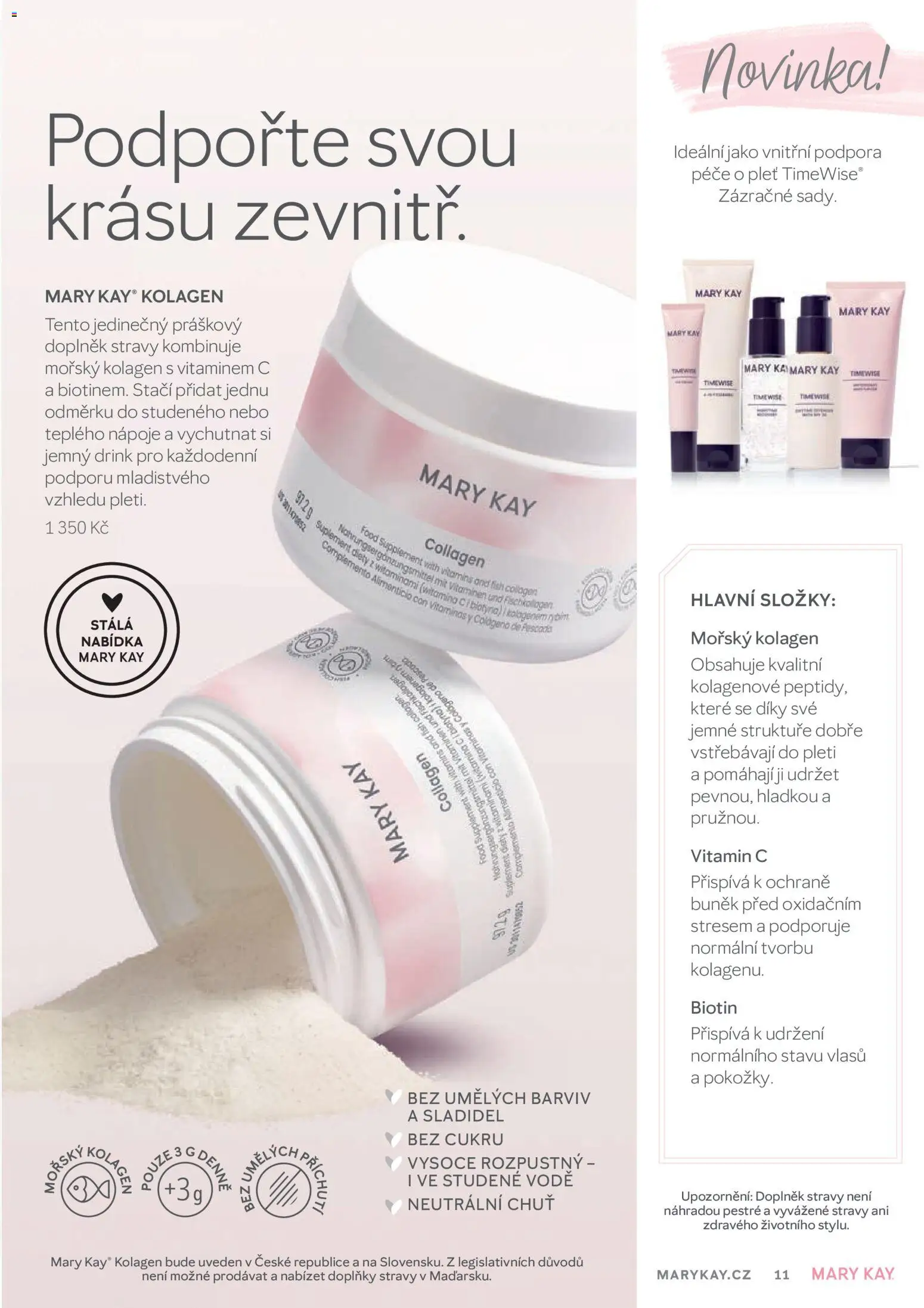 Mary Kay kniha o kráse od 01.04.2026 | Strana: 11 | Produkty: Vitamin c, Kolagen