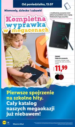 Náhled letáku Lidl Polsko katalog od 13.07.2026 | Strana: 24 | Produkty: Tablet