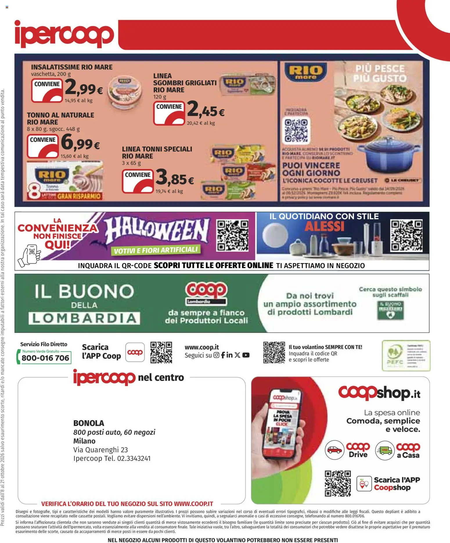 Volantino Ipercoop del 08/10/2026 | Pagina: 37 | Prodotti: Pesce, Tè, Data, Tonno al naturale