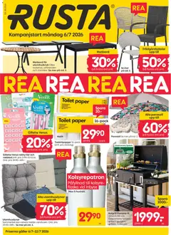 Rusta erbjudanden - Förhandsvisning av reklamblad från butik Rusta aktuell från 06/07/2026
