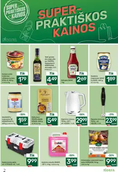 NORFA leidinys galioja nuo 2026.09.17 | Puslapis: 2 | Prekių: Vištienos, Majonezas, Virdulys, Kečupas