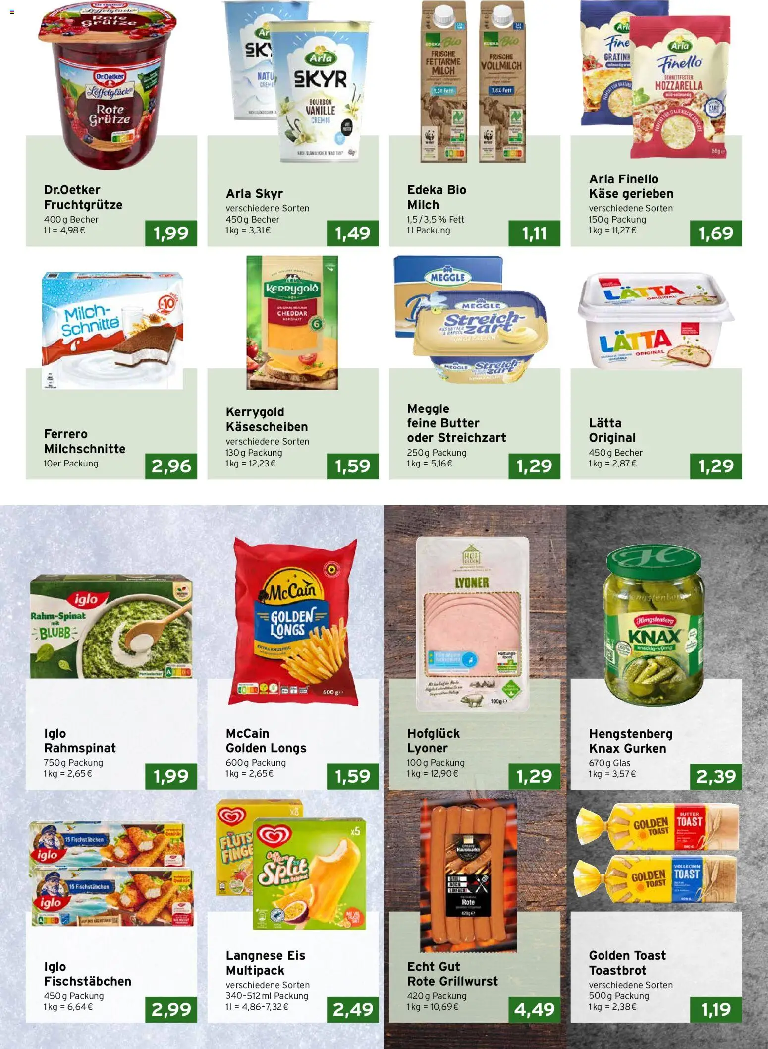CAP Markt Prospekt – gültig ab 07.09.2026 | Seite: 2 | Produkte: Langnese, Iglo, Lätta, Bourbon