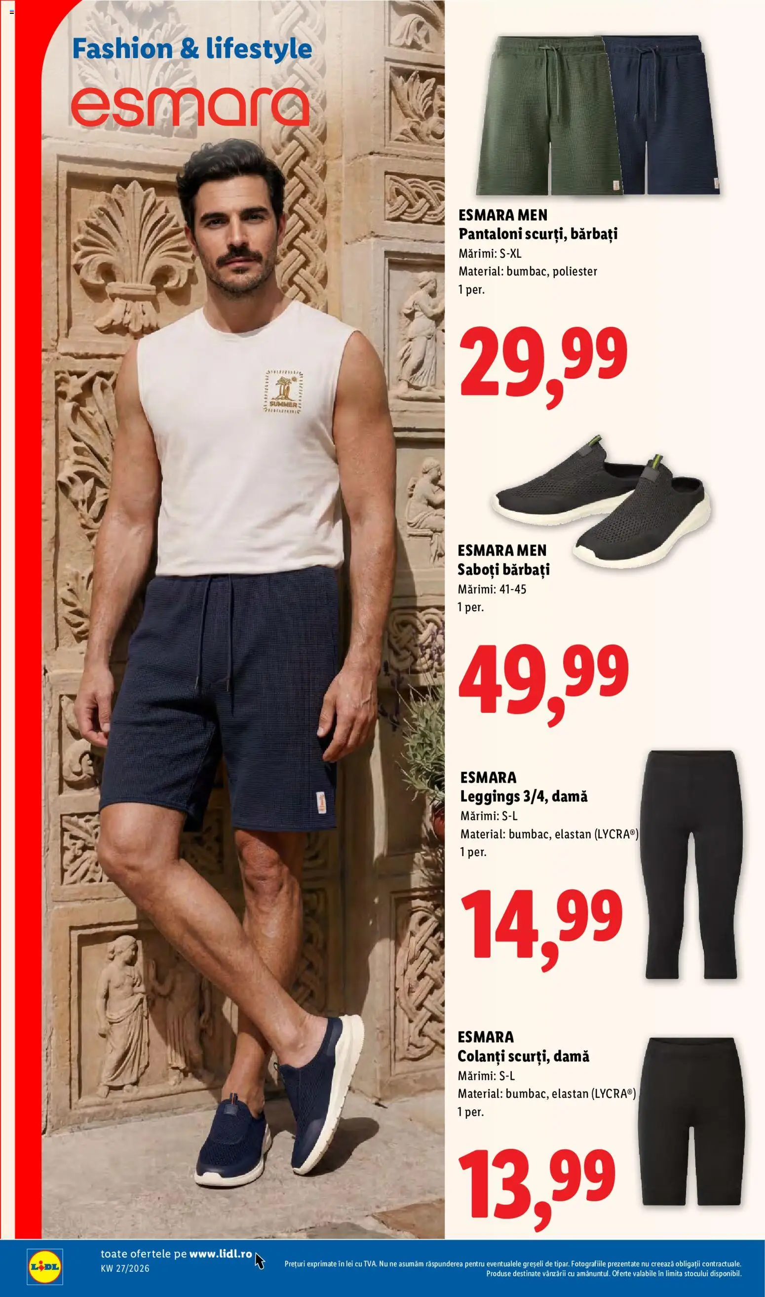 Noul catalog Lidl – valabil de la 29.06.2026 | Pagină: 84 | Produse: Pantaloni, Colanți