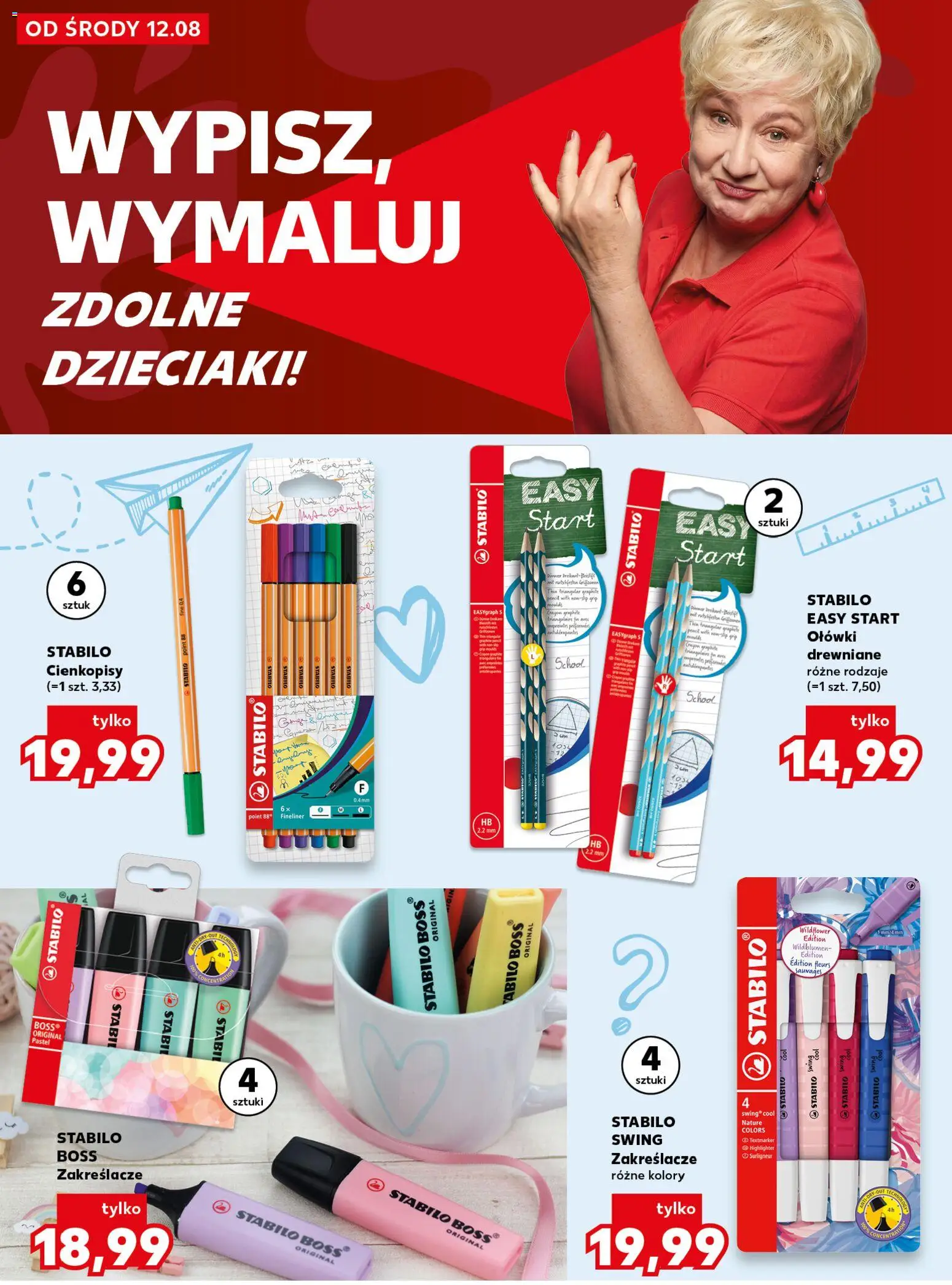 Kaufland gazetka - Wszystko do szkoły od 12.08.2026 | Strona: 12