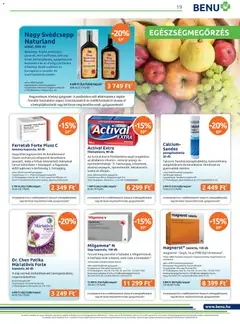 BENU Gyógyszertárak akciós újság - amely érvényes a következő dátumtól: 01.06.2026 | Oldal: 19 | Termékek: Pezsgőtabletta, Multivitamin