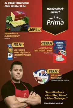 CBA Príma akciós újság - amely érvényes a következő dátumtól: 2026.10.08.
