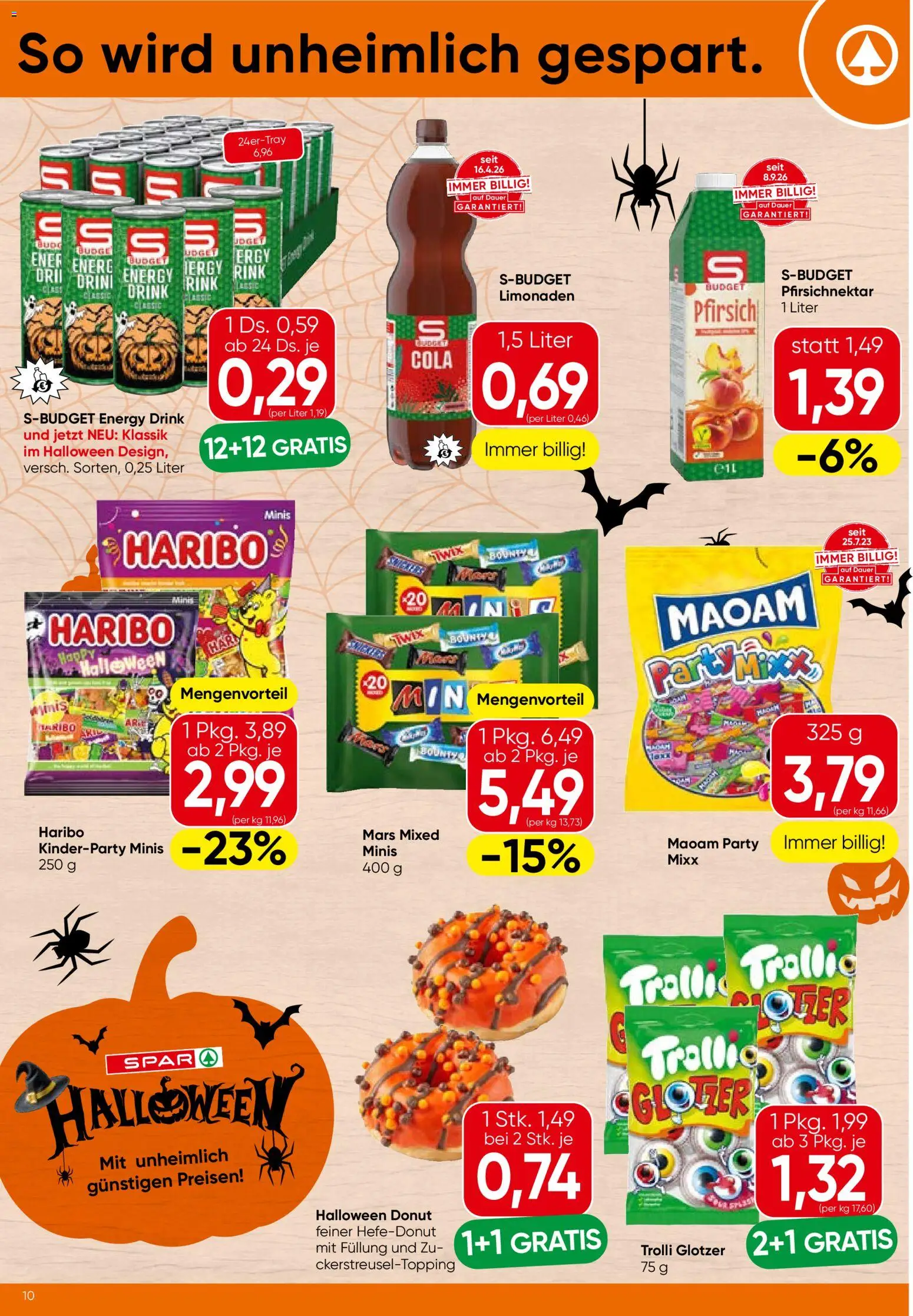 Spar Broschüre gültig ab 29.10.2026 | Seite: 10 | Produkte: Pfirsich