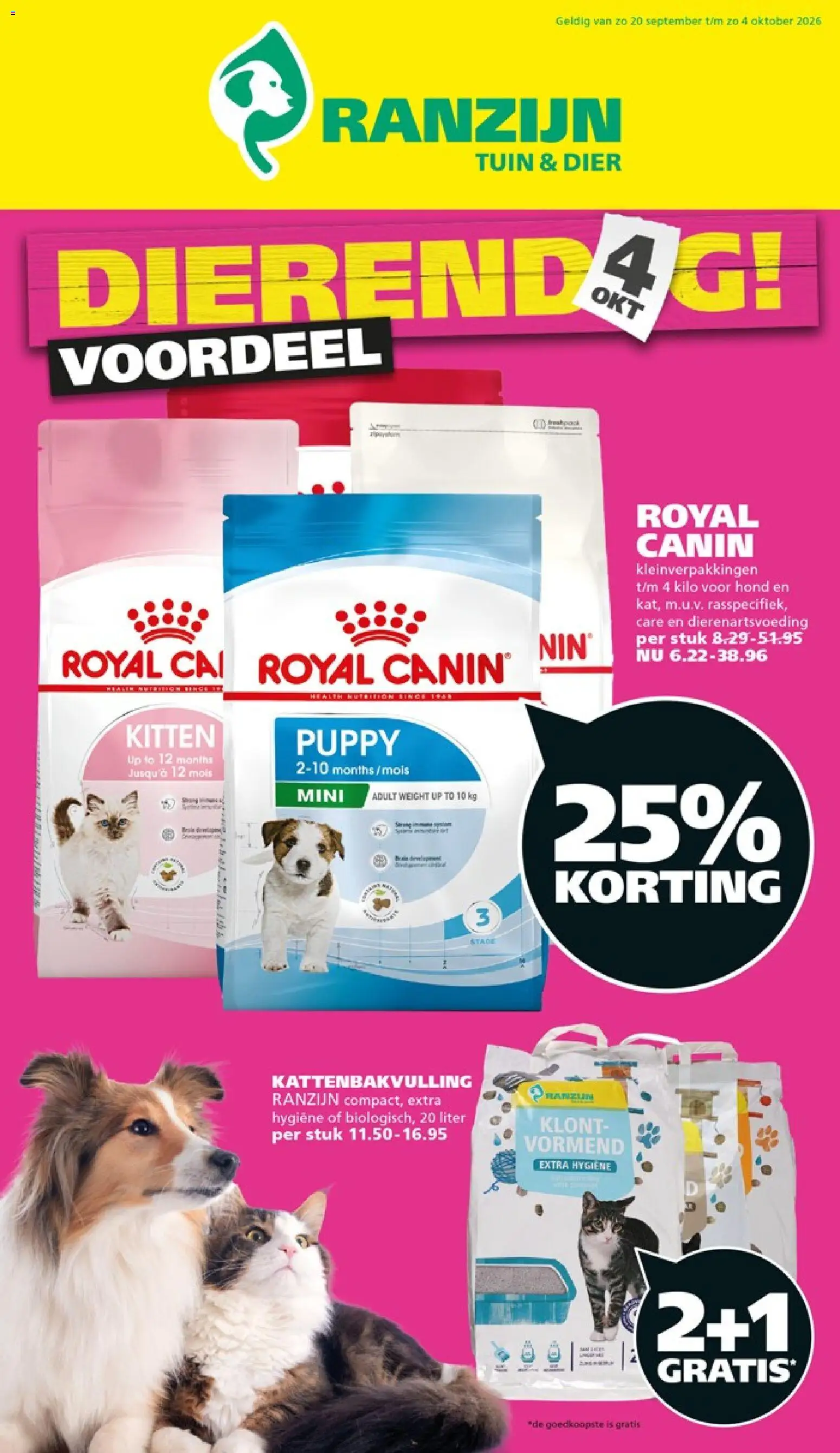 Ranzijn Zondag 20 September Voordeelacties
