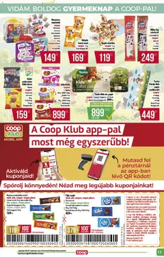 COOP - Abc & szuper / Alföld Pro-Coop Zrt. - amely érvényes a következő dátumtól: 28.05.2026 | Oldal: 11 | Termékek: Nyalóka, Étcsokoládé, Tea, Eper