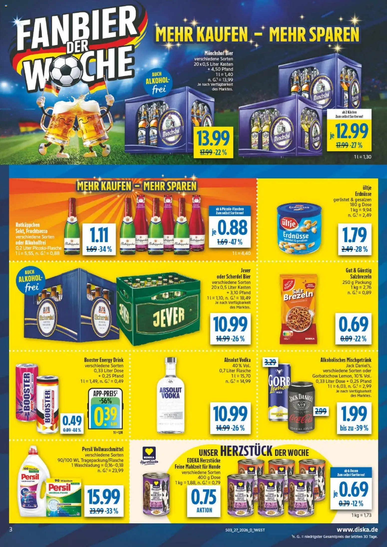 Diska - Diska Angebote Bayern KW27 – gültig ab 29.06.2026 | Seite: 7 | Produkte: Monchshof, Bier, Fruchtsecco, Rotkäppchen