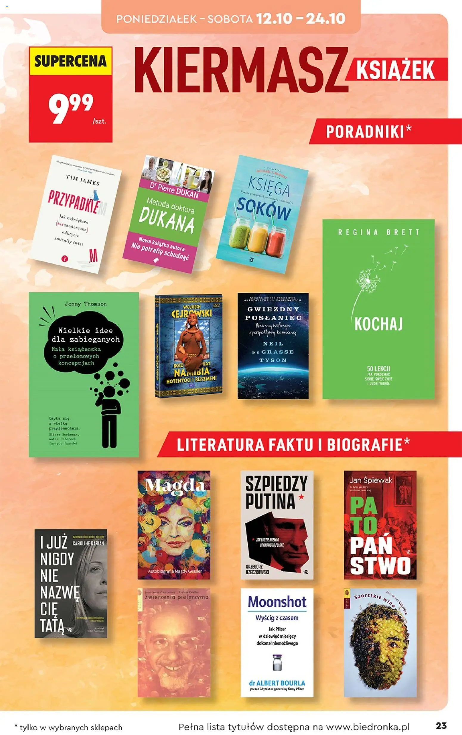 Biedronka Polsko leták - Hity i inspiracje od 10.10.2026 | Strana: 23