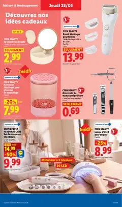 LIDL - Prévisualisation de CIEN BEAUTY Nettoyeur électrique pour pinceaux de maquillage, Nettoyeur électrique pour pinceaux de maquillage. L'unité. valide à partir de 28.05.2026 | Page: 31