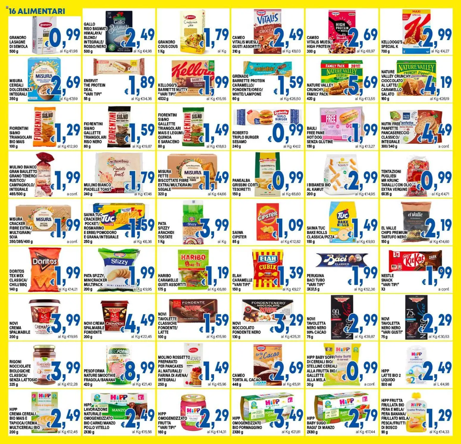 Volantino DEM del 11/09/2026 | Pagina: 16 | Prodotti: Caramelle, Frutta, Sesamo, Fette biscottate