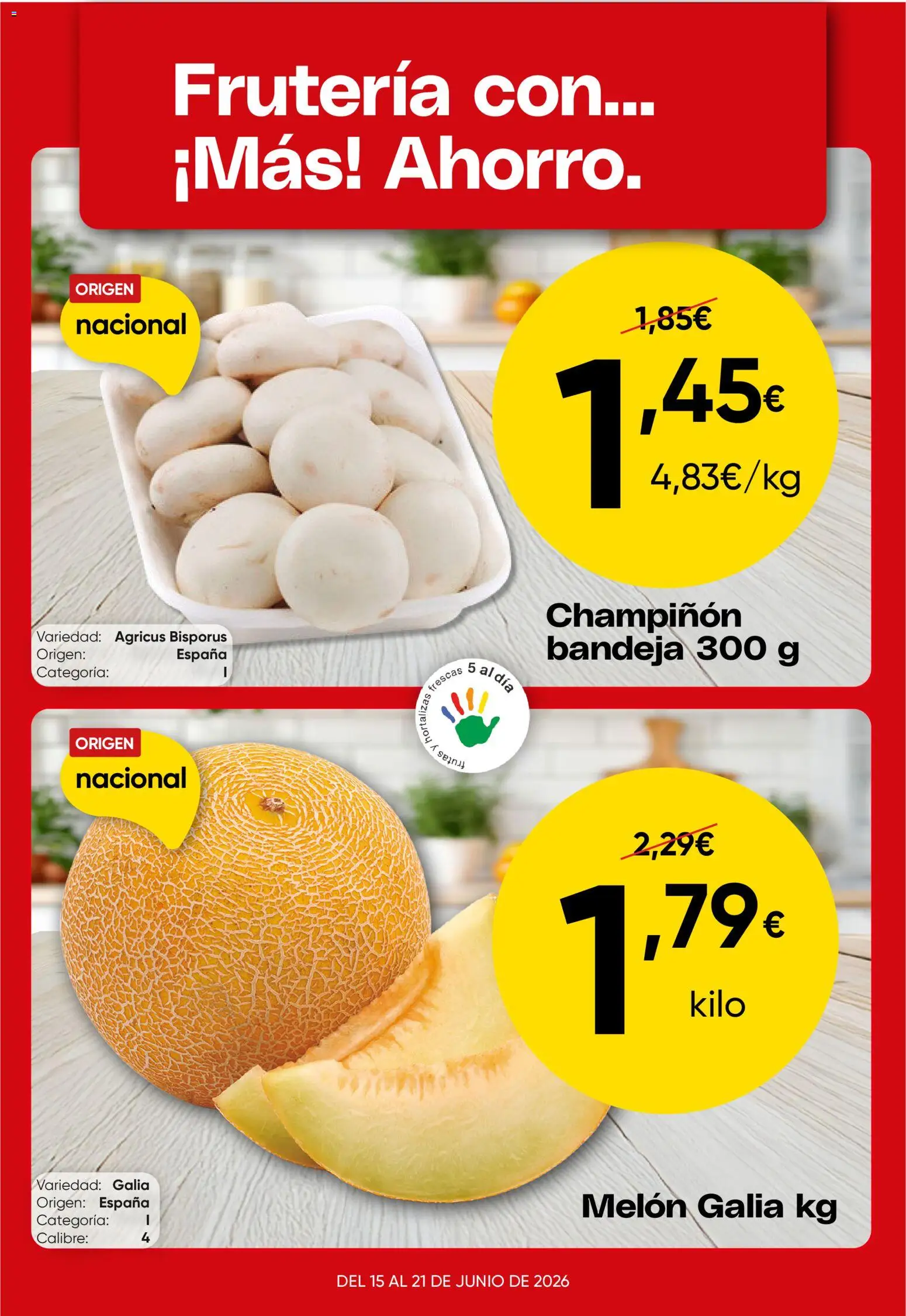 Froiz Oferta semanal │ válido desde el 15.06.2026 | Página: 1 | Productos: Φορτιστής, Bandeja