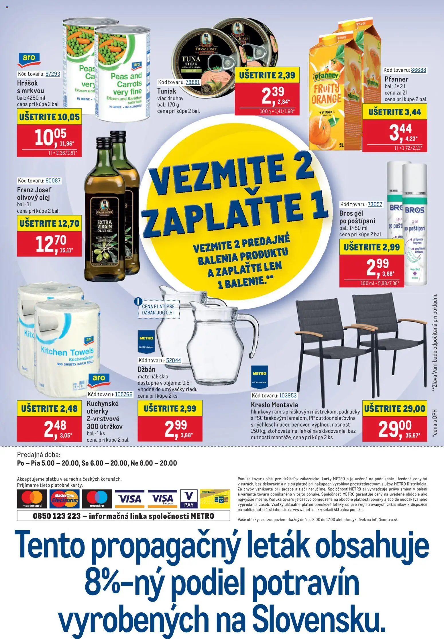 Nové Metro akcie – leták je platný od 12.08.2026 | Strana: 2 | Produkty: Rám, Kreslo, Kuchynské utierky, Steak