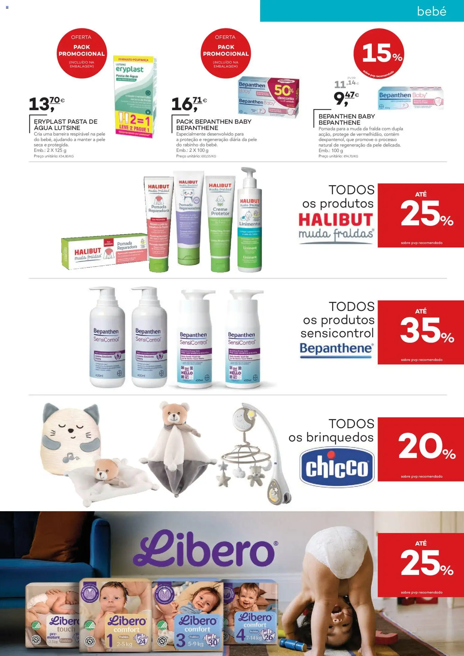 Well’s folheto │ válido de 02.06.2026 | Página: 31 | Produtos: Agua, Fraldas, Pomada, Creme