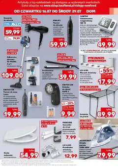 Pogląd oferty "Odkurzacz pionowy SZ-1926KL, Odkurzacz pionowy SZ-1926KL, 2 w 1, teleskopowa rura, dł. kabla 6 m, moc 600 W" - ważna od 16.07.2026 | Strona: 9 | Produkty: Kabel, Suszarka, Golarka, Odkurzacz pionowy