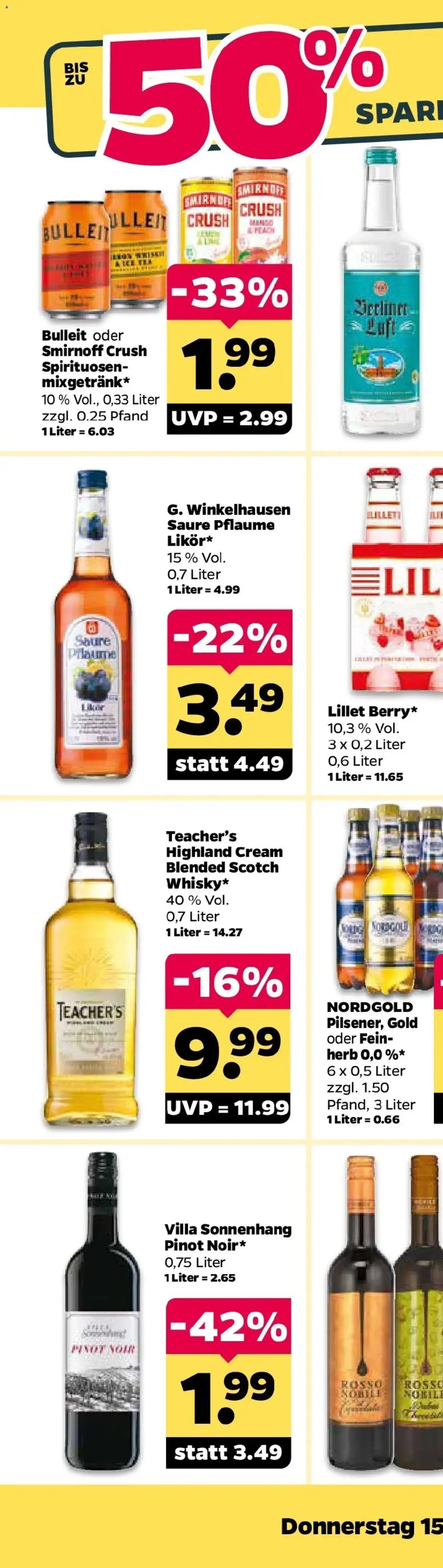 Netto Aktueller Prospekt ab 12.10.2026 → Angebote nächste Woche | Seite: 71 | Produkte: Lillet, Smirnoff