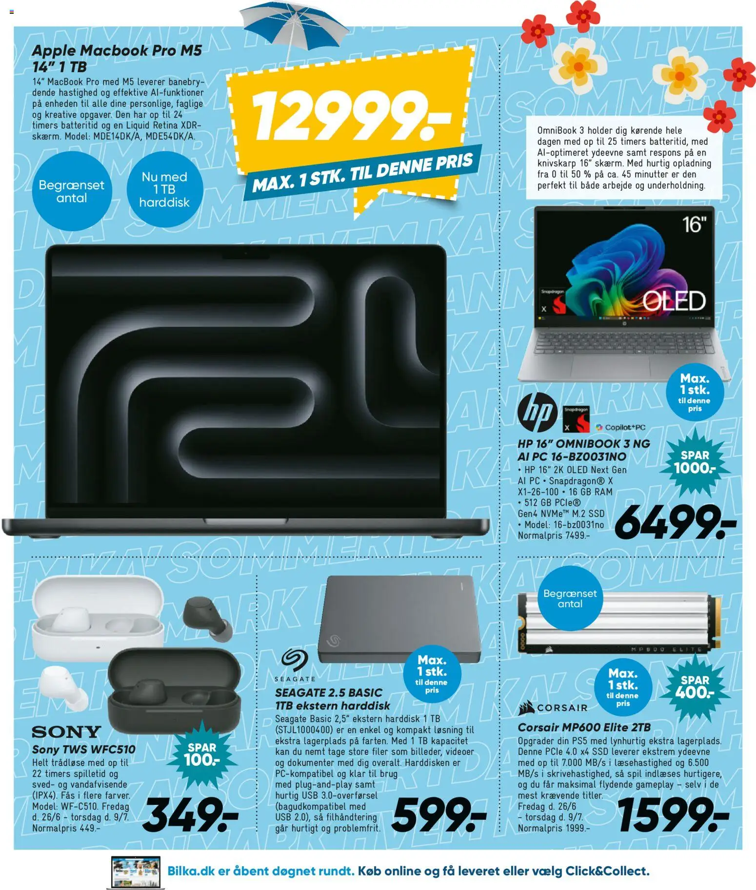 Bilka tilbudsavis – gyldig fra 26/06/2026 | Side: 20 | Produkter: RAM, USB, Søm, SSD