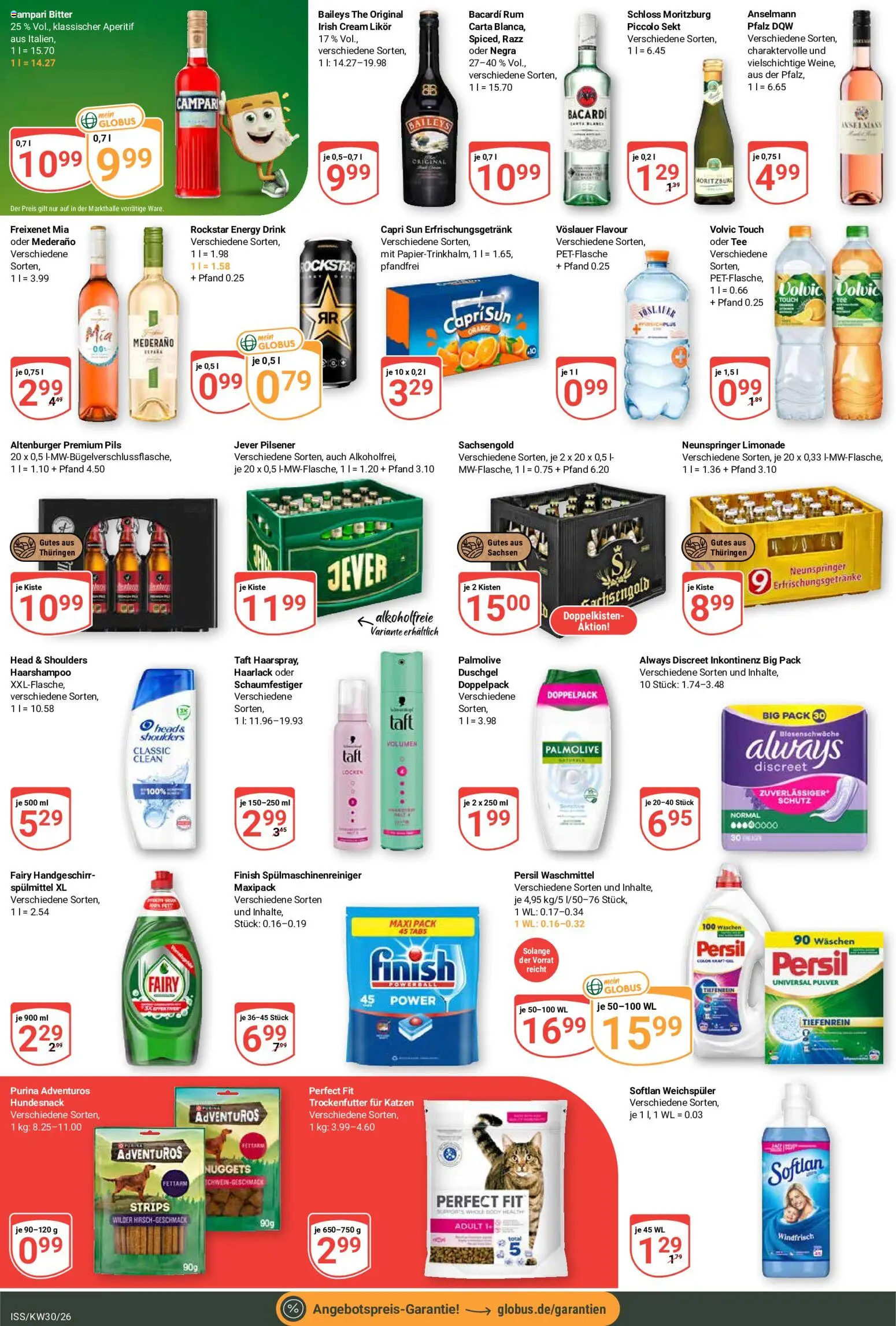 Globus Prospekt – gültig ab 20.07.2026 | Seite: 4 | Produkte: Capri sun, Freixenet, Volvic touch, Jever
