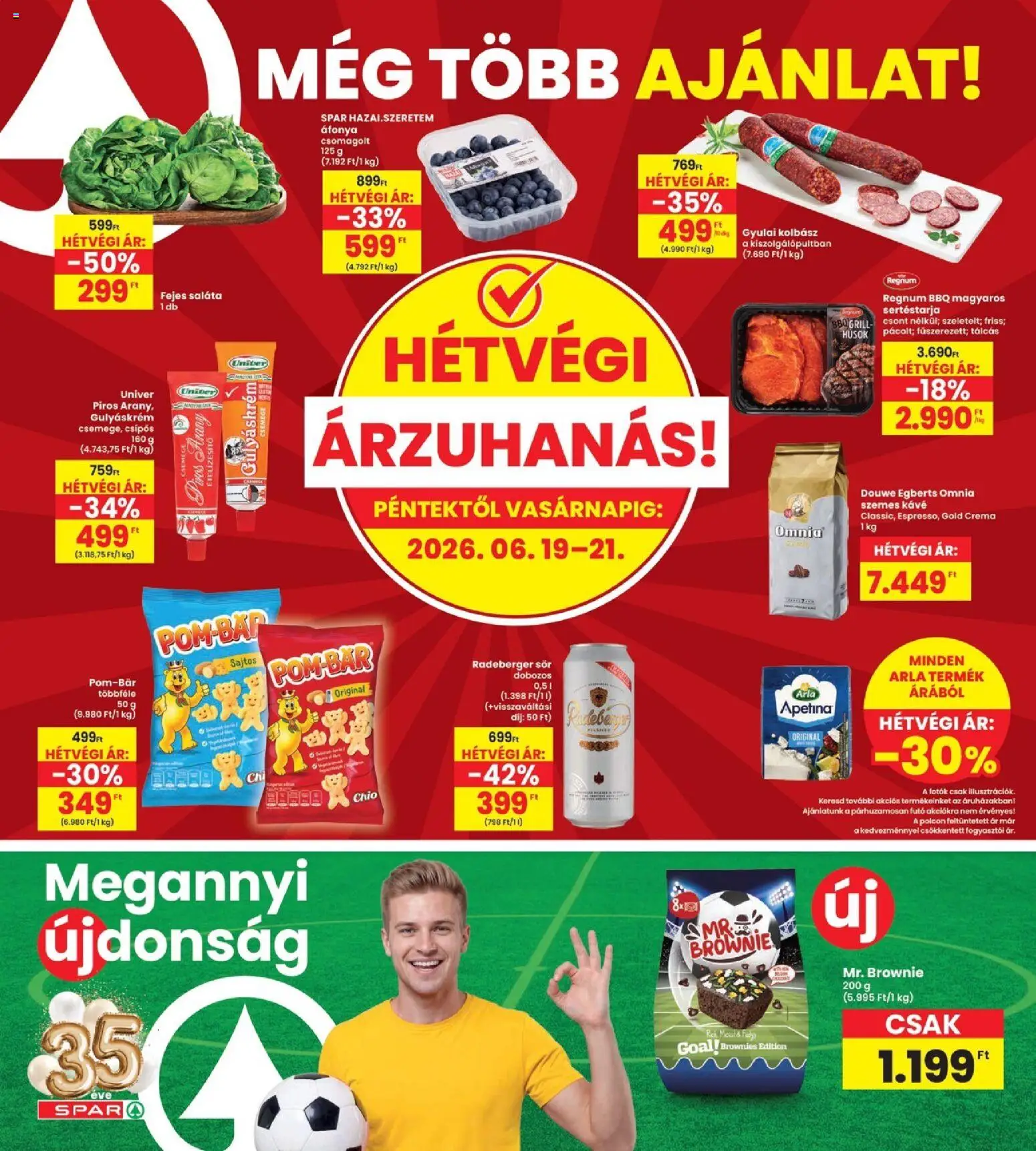 Interspar akciós ujság - amely érvényes a következő dátumtól: 18.06.2026 | Oldal: 20 | Termékek: Grill, Gyulai kolbász, Ételízesítő, Saláta