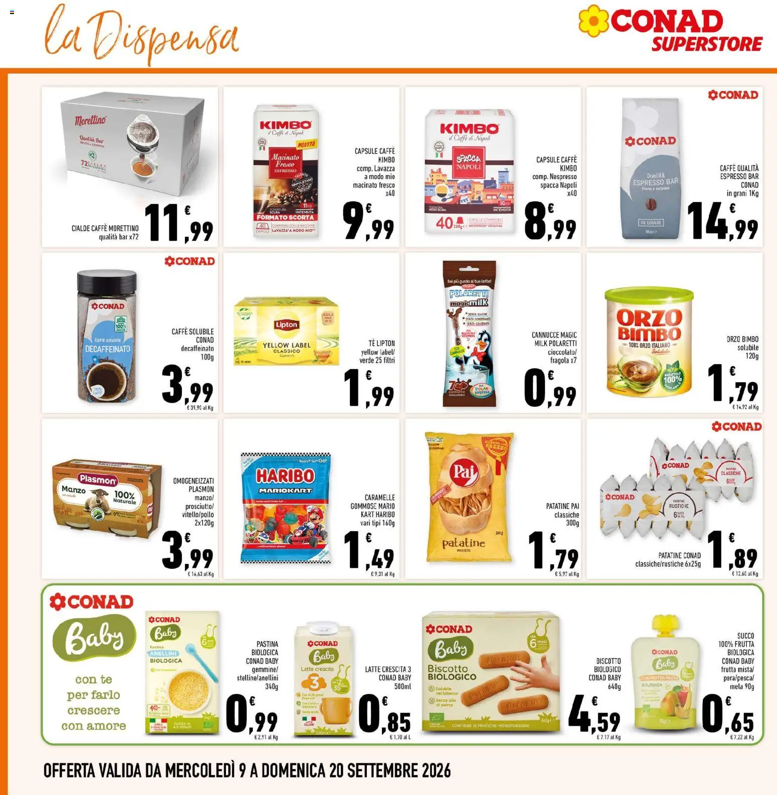Volantino Conad del 09/09/2026 | Pagina: 16