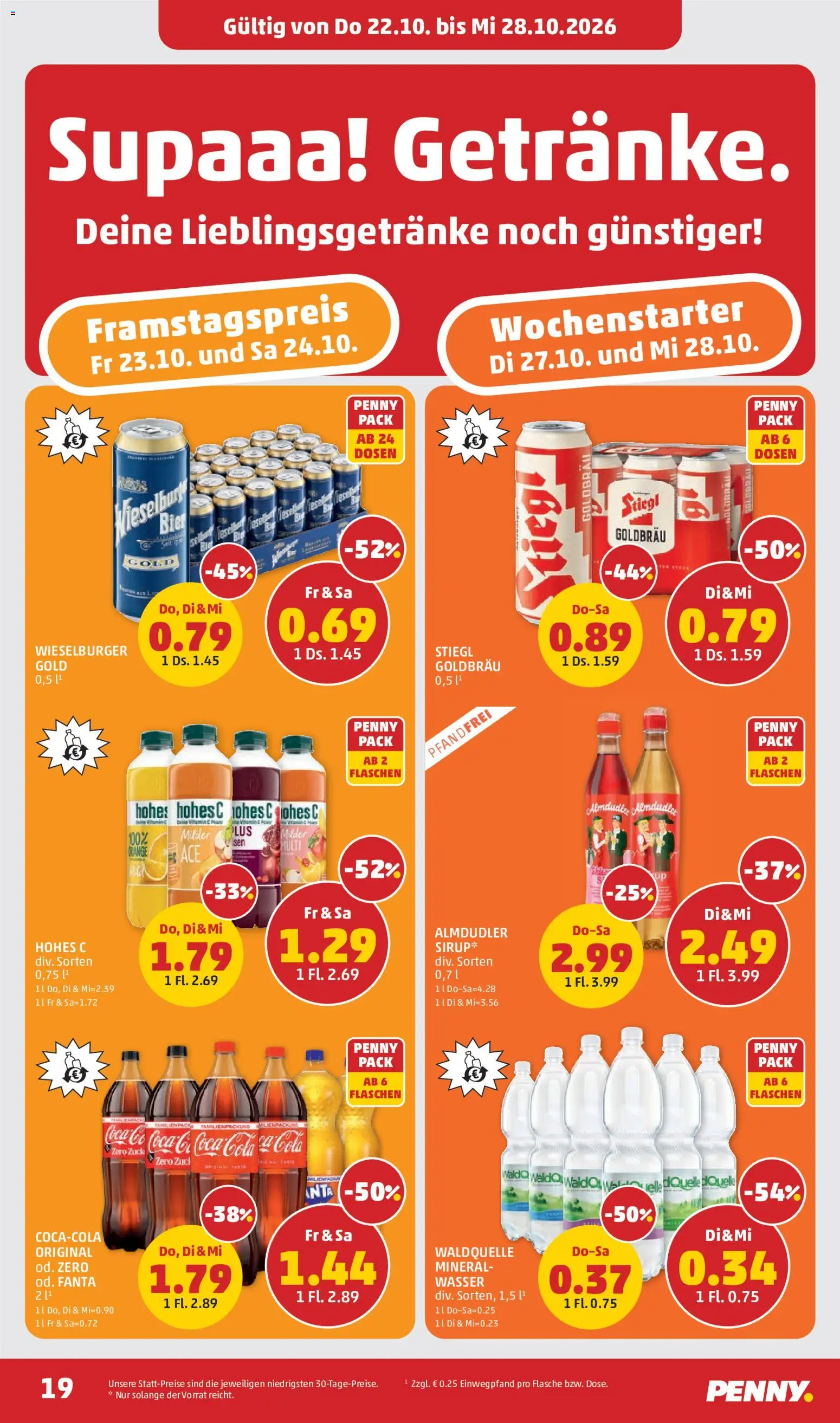 Penny Markt Flugblatt gültig ab 22.10.2026 | Seite: 19
