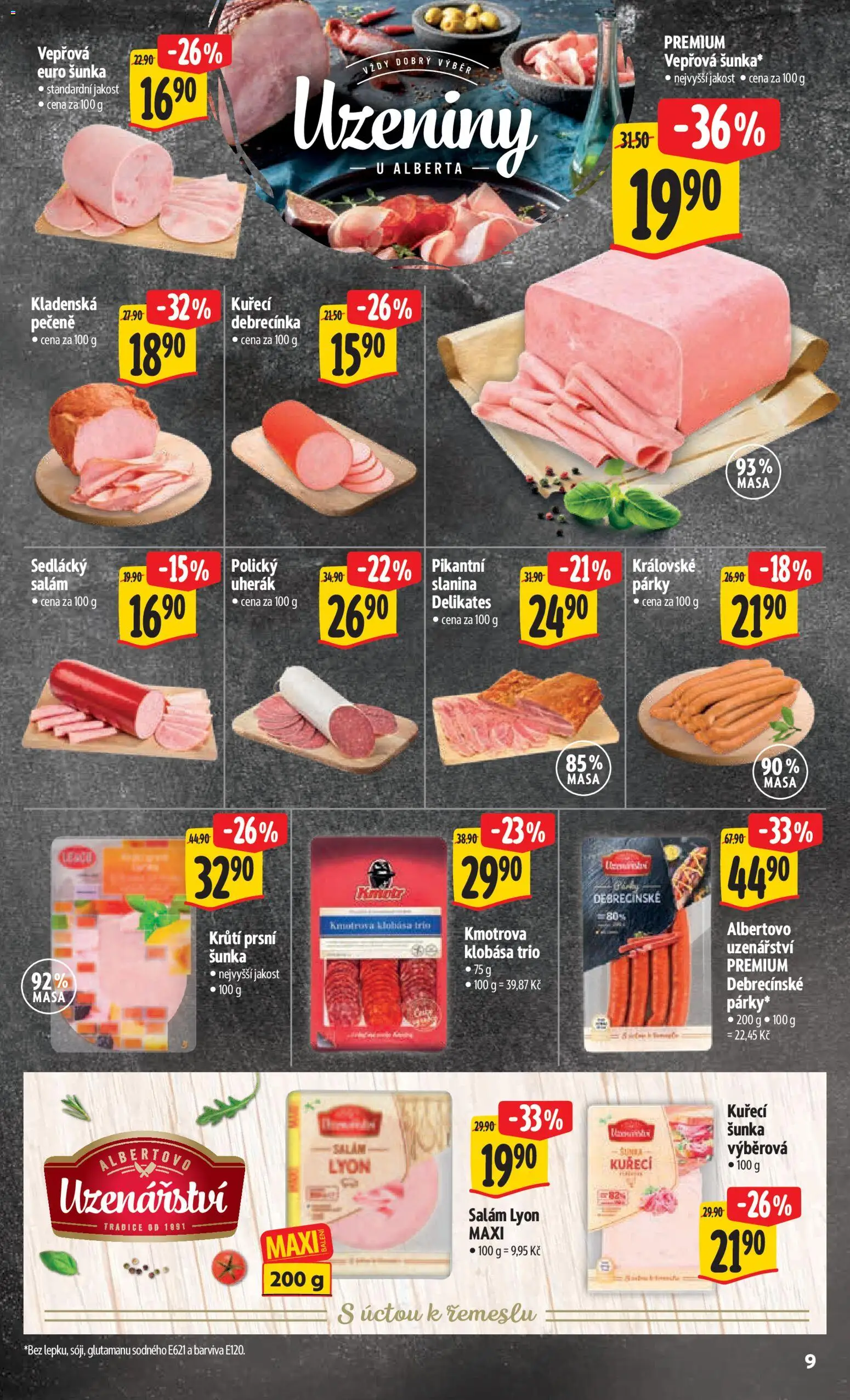 Albert leták - Hypermarket - Harfa od 15.04.2026 | Strana: 17 | Produkty: Uherák, Párky, Klobása, Slanina