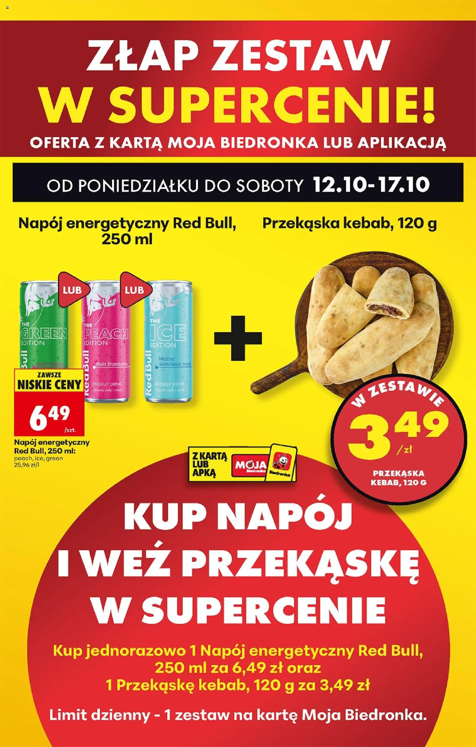 Biedronka Polsko leták - Codziennie niskie ceny od 12.10.2026 | Strana: 56 | Produkty: Red Bull, Energy drink