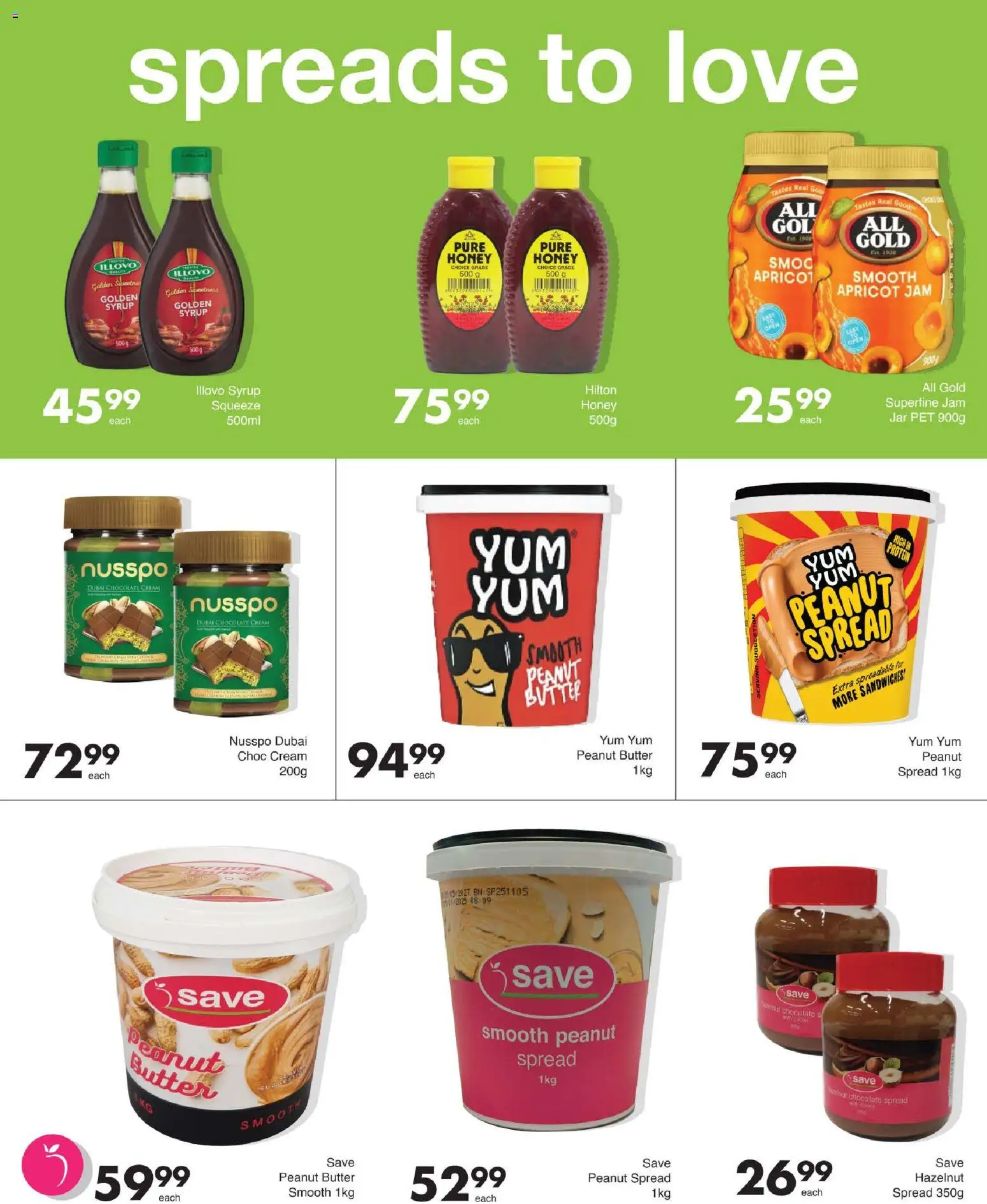 New Save catalogue – valid from 27/08/2026 | Page: 32 | Products: Jam, Chocolate cream, Butter, Cream