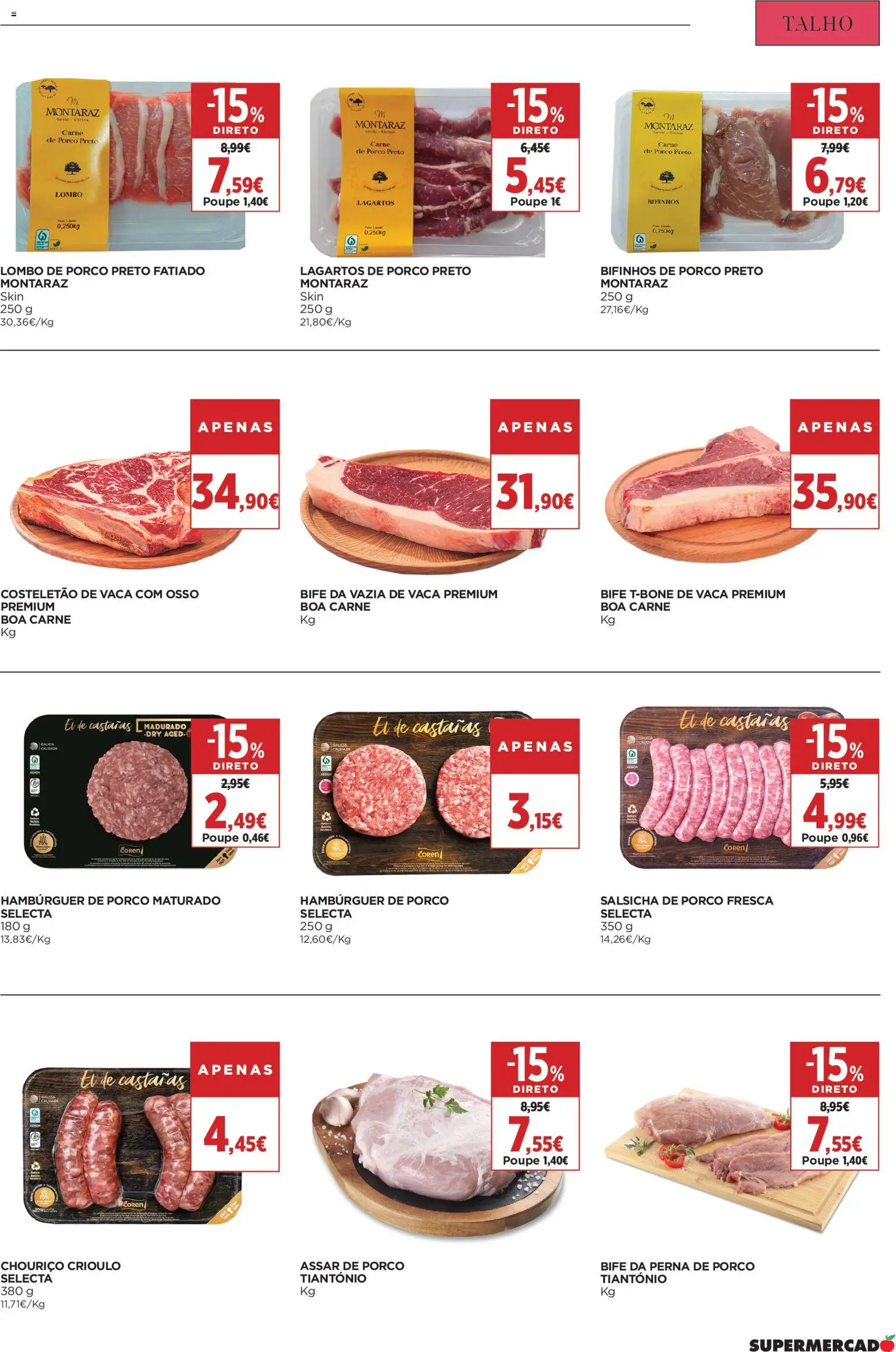El Corte Ingles folheto │ válido de 16/10/2026 | Página: 23 | Produtos: Lagartos de porco, Lombo, Chouriço, Bife
