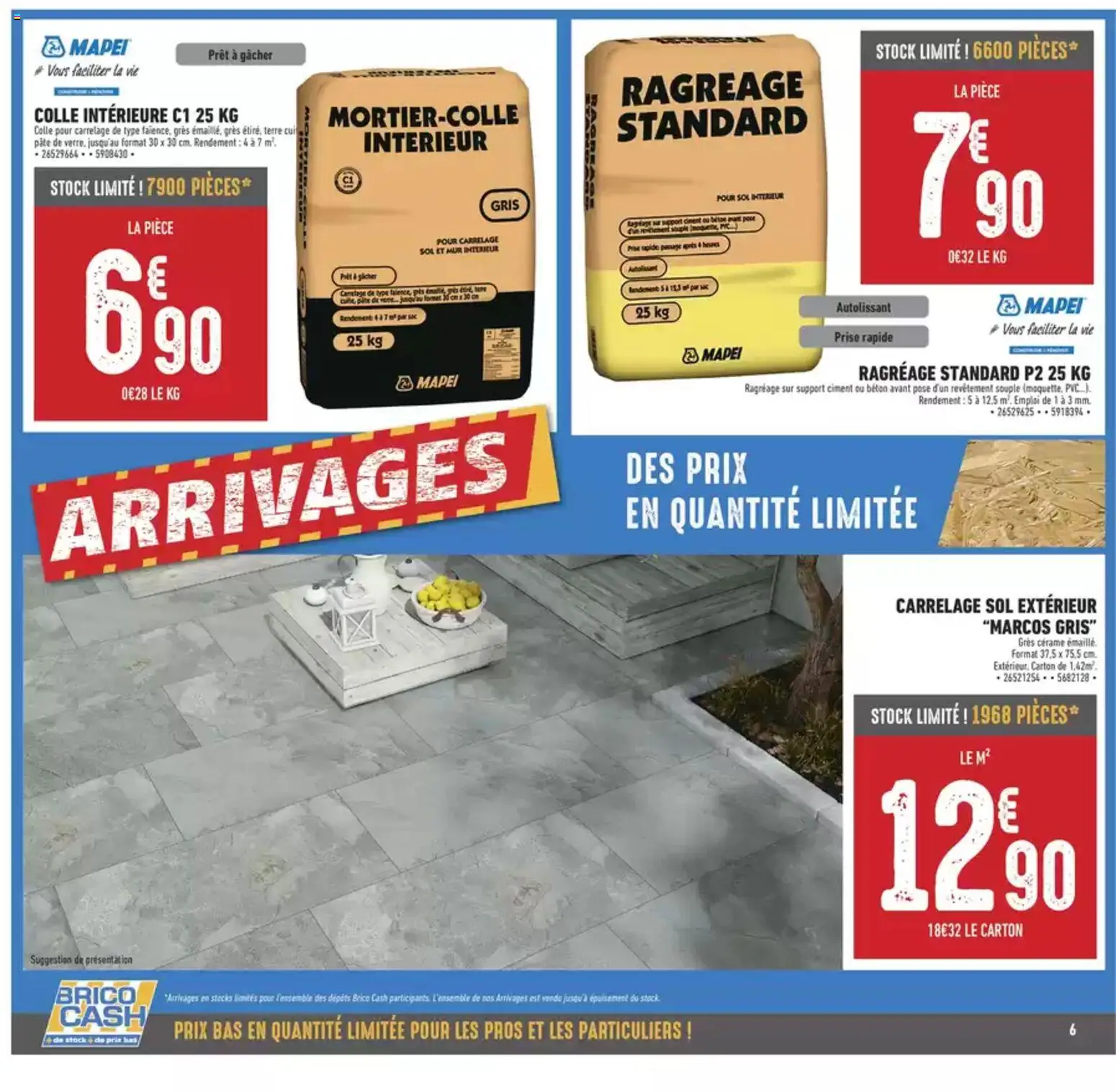 {H1} | Page: 6 | Produits: Prise, Colle