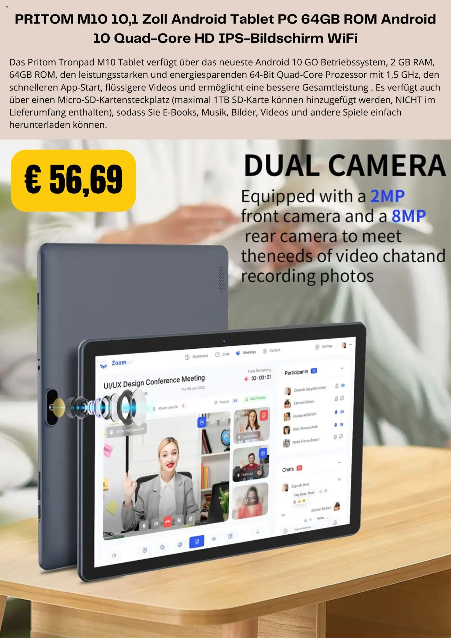 Kaufland Flugblatt gültig ab 08.06.2026 | Seite: 6 | Produkte: Tablet, PC, Video