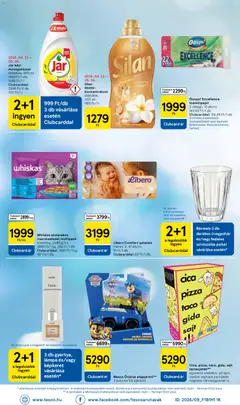 Tesco Szupermarket akciós újság  - amely érvényes a következő dátumtól: 29.04.2026 | Oldal: 8 | Termékek: Pelenka, Öblítő, Képkeret, Pizza