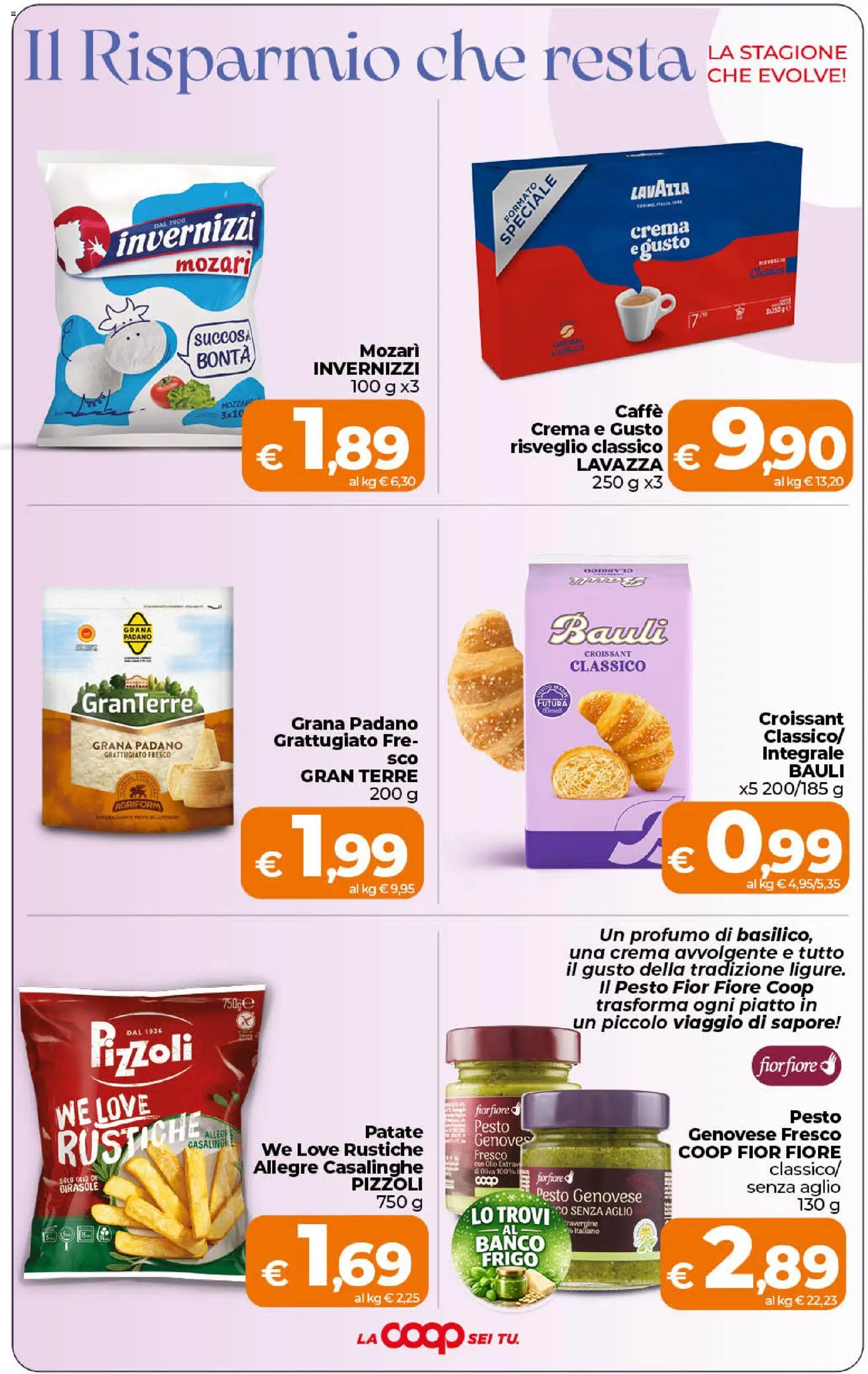Volantino Ipercoop del 21/08/2026 | Pagina: 3 | Prodotti: Crema, Grana Padano, Croissant, Profumo