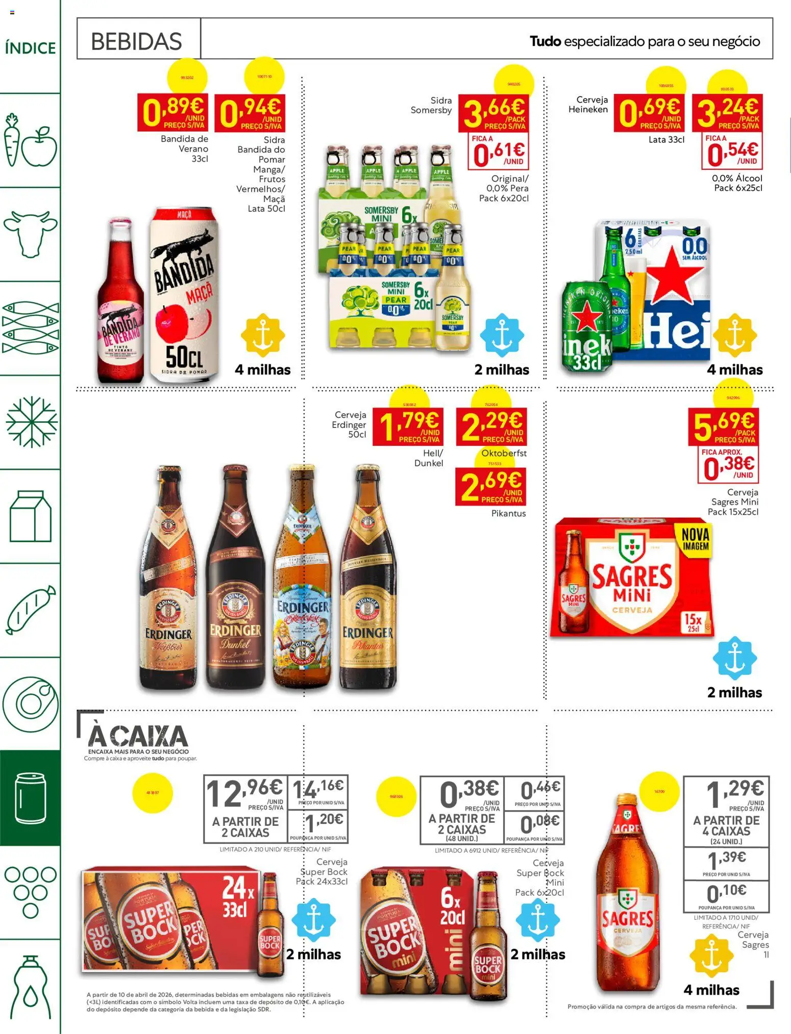 Recheio Horeca │ válido de 29/09/2026 | Página: 18 | Produtos: Sidra, Bebidas, Somersby, Álcool