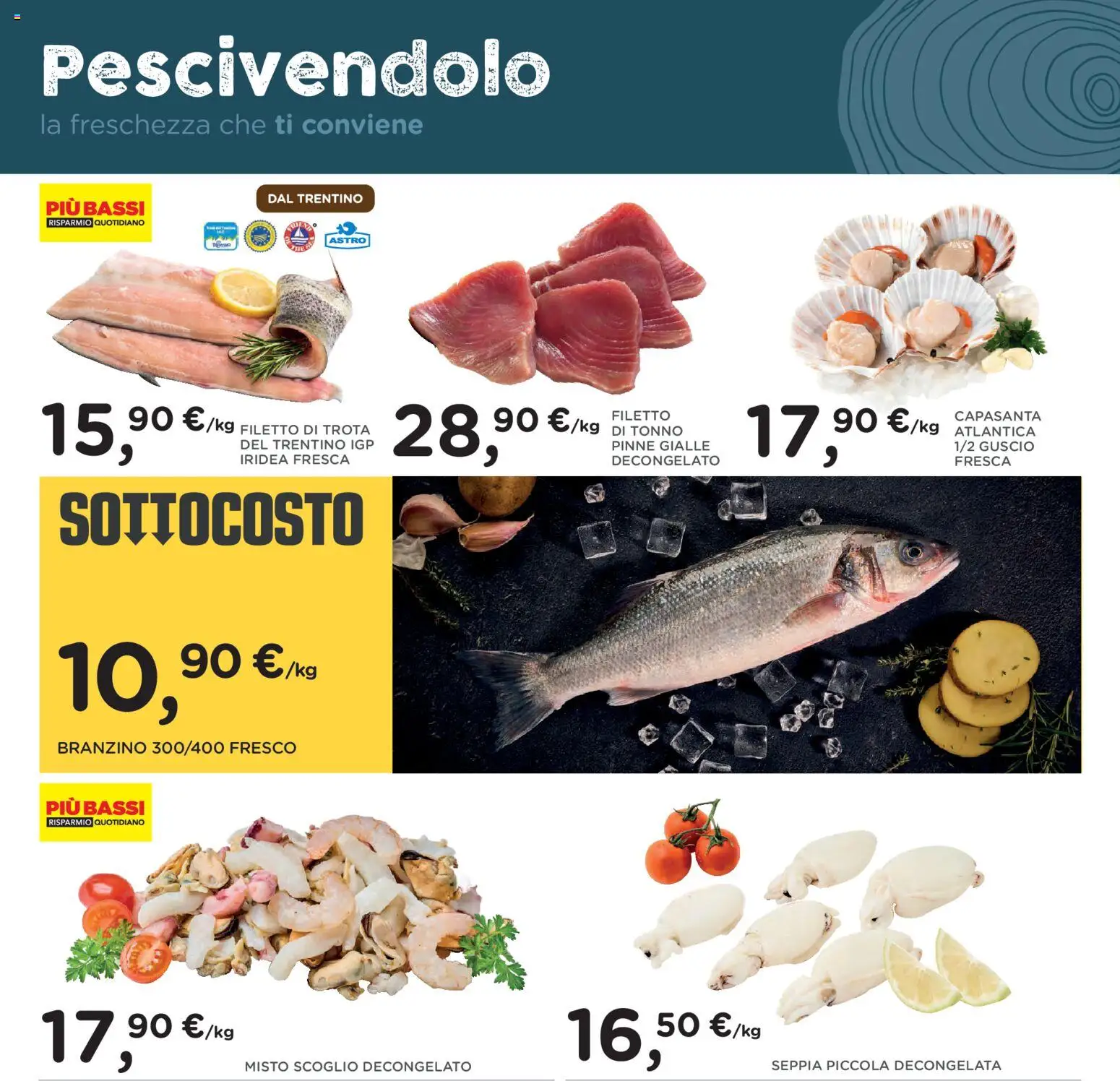 Volantino Poli del 19/08/2026 | Pagina: 8 | Prodotti: Trota, Filetto, Pinne, Tonno