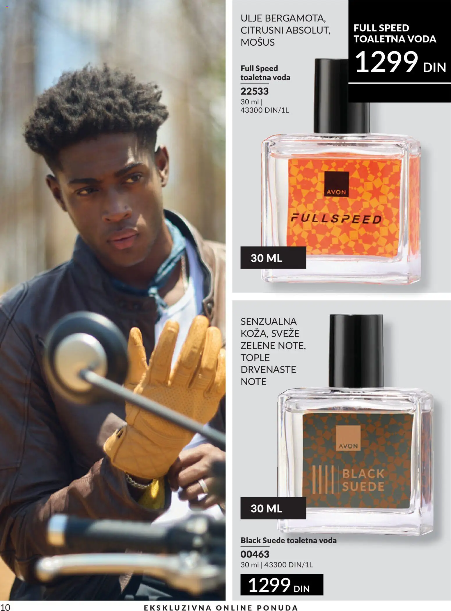 AVON katalog - važi od 01.05.2026 | Strana: 190 | Proizvode: Toaletna voda, Voda, Ulje