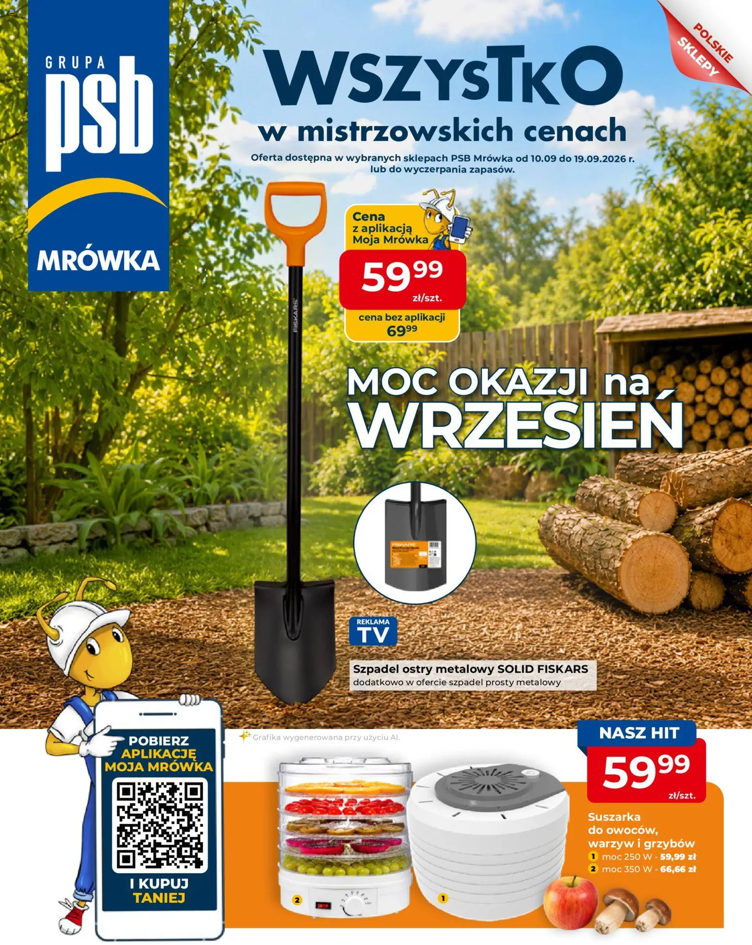 Mrówka gazetka - Elbląg od 10.09.2026 | Strona: 1 | Produkty: Suszarka