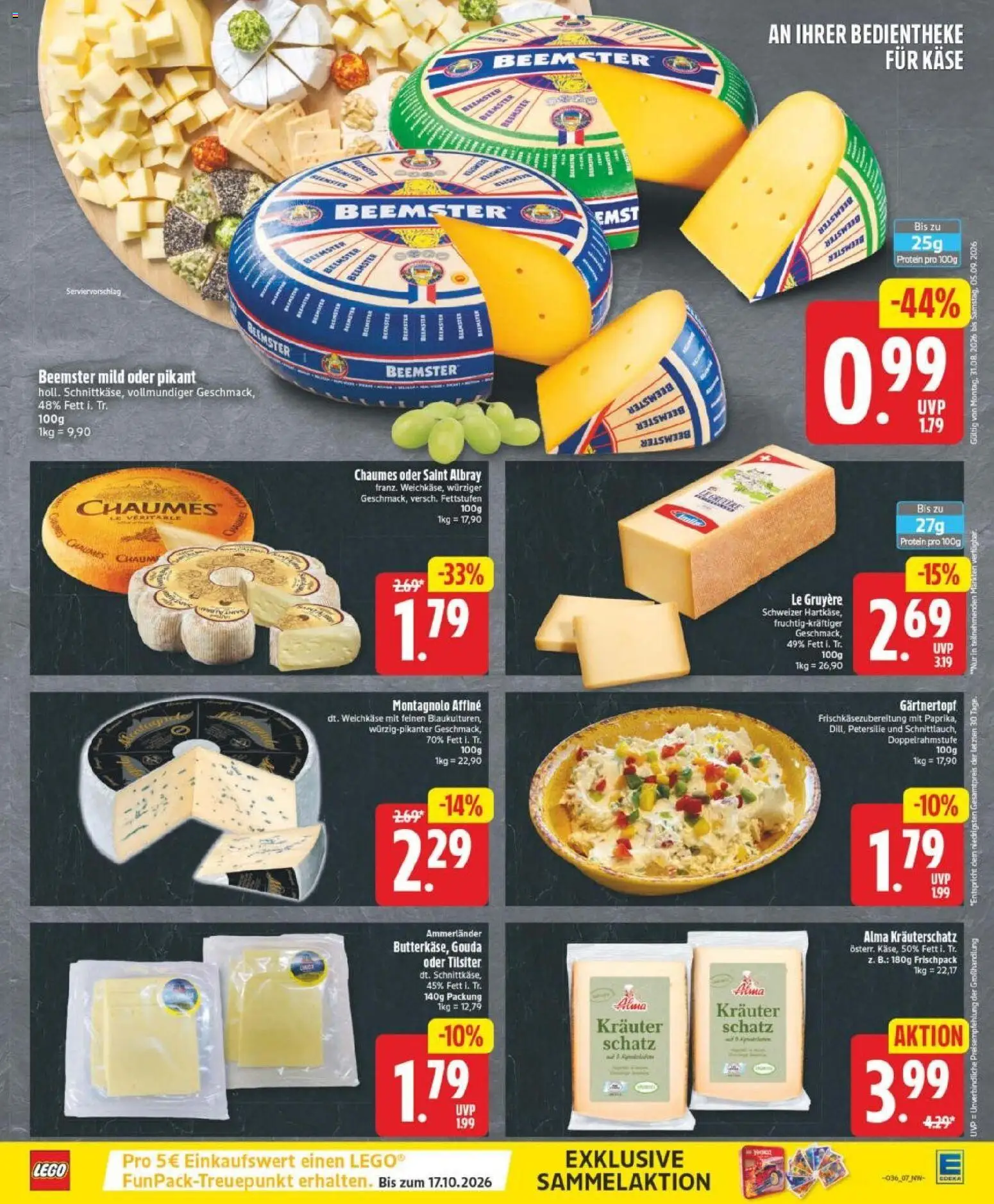 Edeka Prospekt Bremen – gültig ab 31.08.2026 | Seite: 9 | Produkte: Käse, Gouda, Petersilie