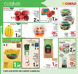 Anteprima del volantino BANANE CONAD, PERCORSO QUALITA al kg valido a partire dal 04.06.2026 | Pagina: 6