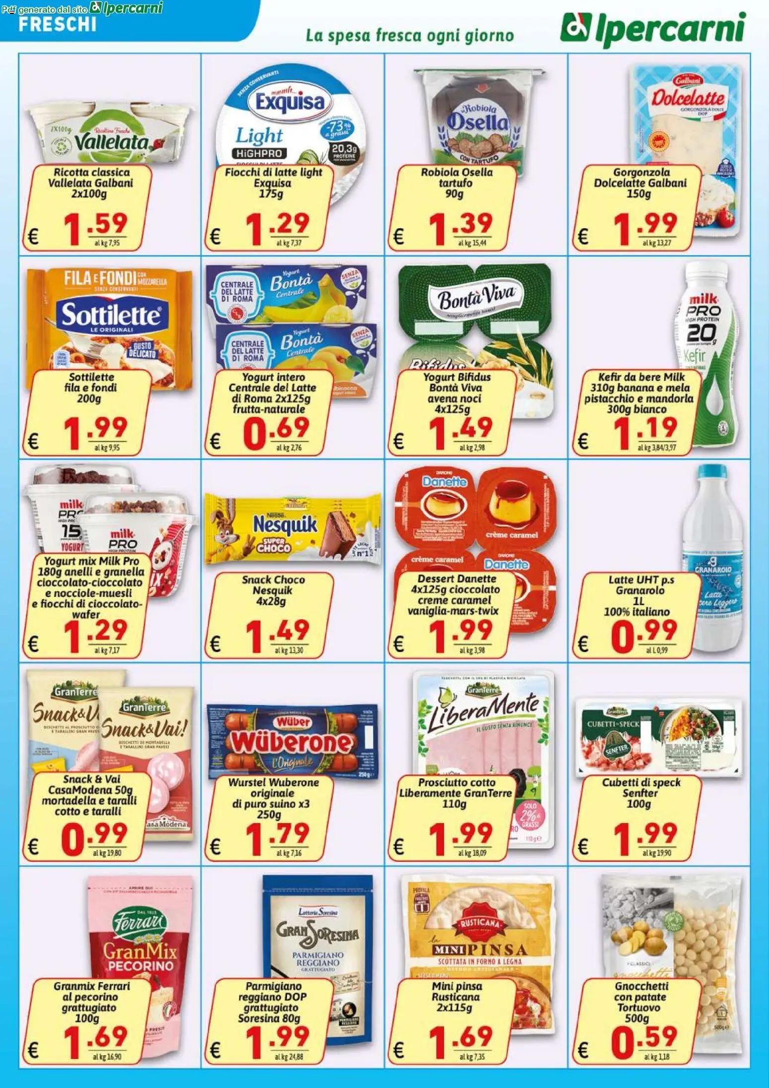 Volantino Ipercarni del 12/08/2026 | Pagina: 10 | Prodotti: Pistacchio, Fiocchi, Mandorla, Taralli