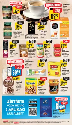 Náhled letáku Med květový, 900 g od 14.10.2026 | Strana: 29 | Produkty: Emco Mysli, Mokate, Dolce gusto kapsle, Cafissimo kapsle
