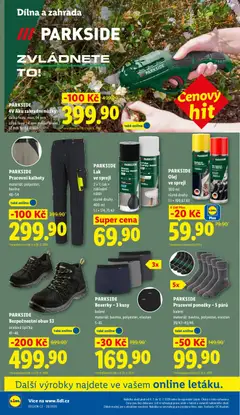 Náhled letáku PARKSIDE Pracovní kalhoty, materiál: polyester,, bavlna, 48-54 od 06.07.2026 | Strana: 36