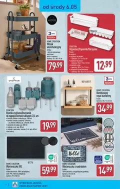 Pogląd oferty "Aldi gazetka - Hity od Środy i od Soboty" - ważna od 06.05.2026 | Strona: 8 | Produkty: Półka, Wycieraczka, Regał, Jaja