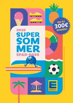 E center Prospekt Super Sommer Spar-Pass 2026 ab 16.06.2026 gültig