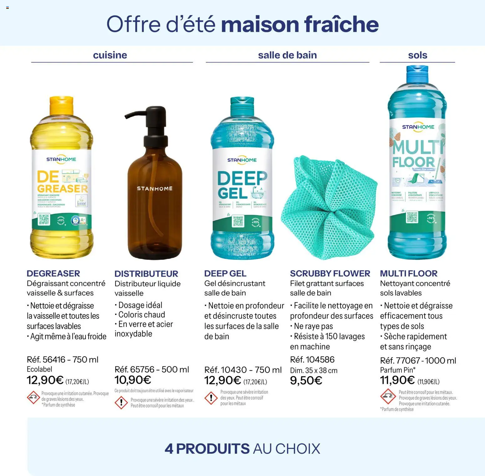{H1} | Page: 8 | Produits: Parfum, Liquide vaisselle, Vaporisateur