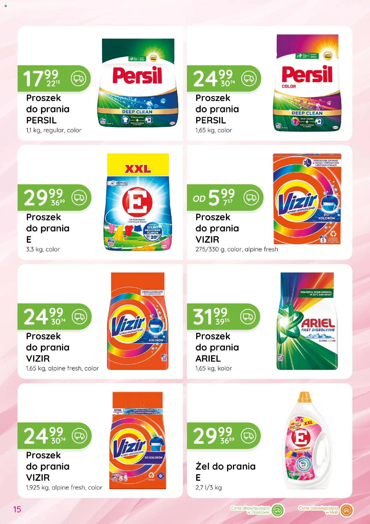 Eurocash gazetka - Katalog Chemiczny od 04.06.2026 | Strona: 15 | Produkty: Persil, Ariel, Proszek do prania