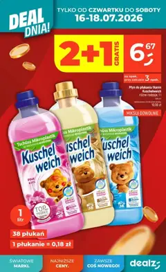 Pogląd oferty "Dealz gazetka" - ważna od 16.07.2026 | Strona: 2 | Produkty: Top, Płyn do płukania tkanin
