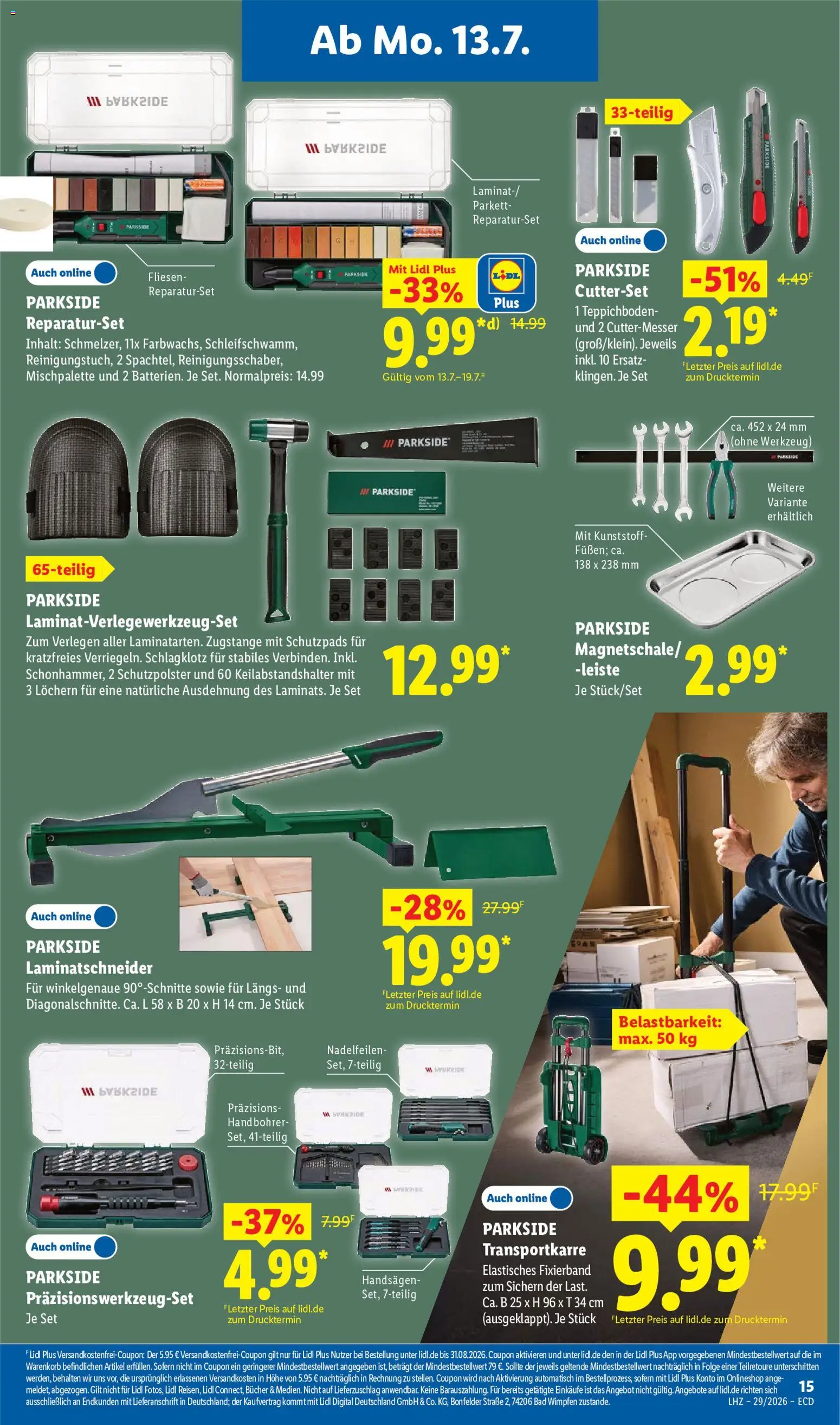 Lidl Prospekt – gültig ab 13.07.2026 | Seite: 31 | Produkte: Grill, Küche, Backofen, Pizza